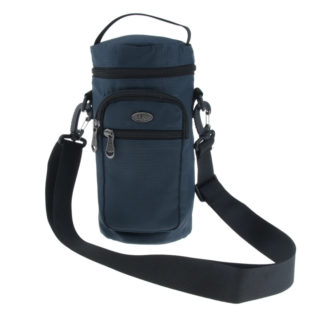 Water Bottle Holder Carrier with Shoulder Strap J896