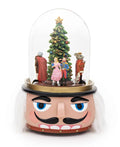 Animated Musical Glass Nutcracker W4215