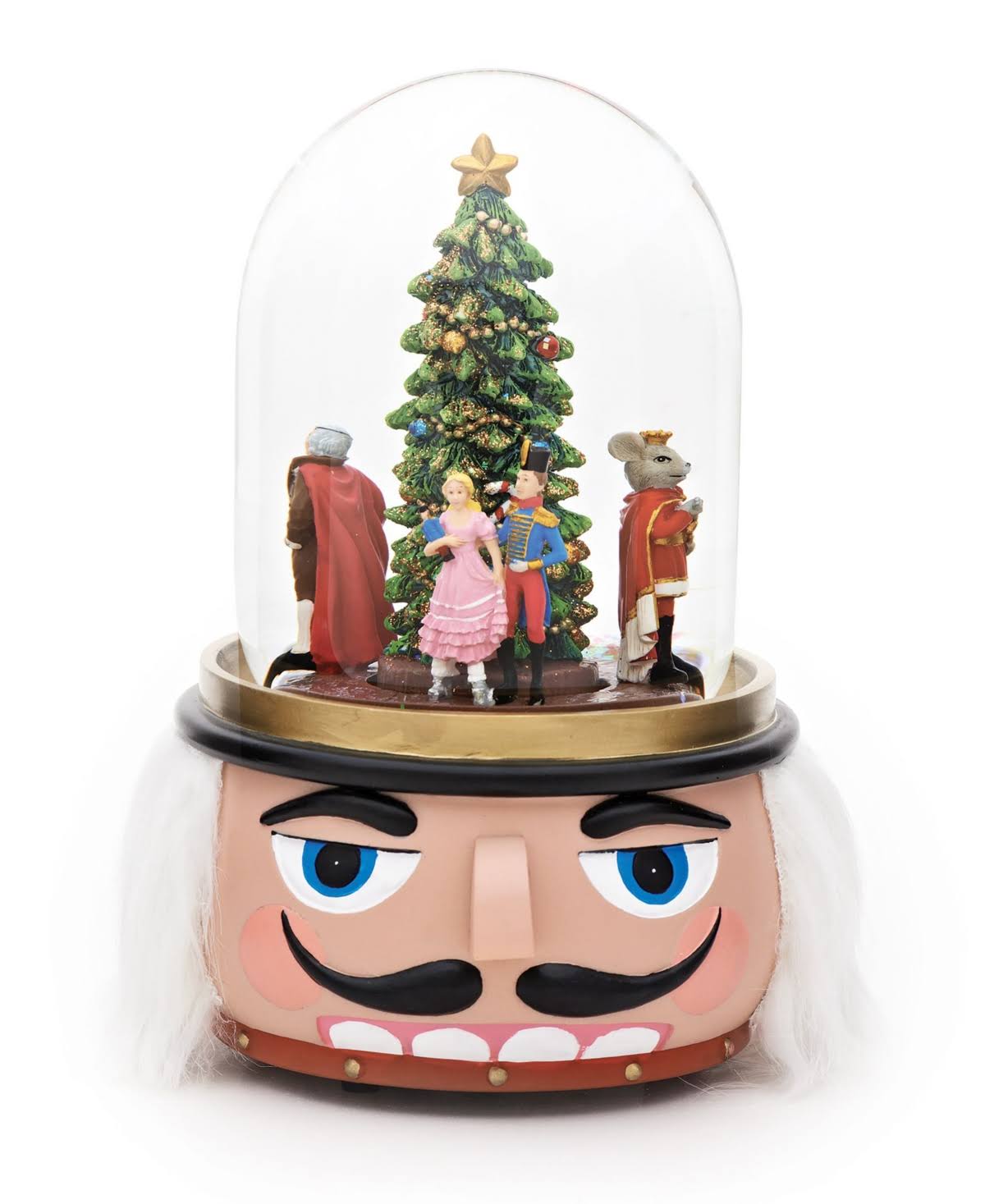 Animated Musical Glass Nutcracker W4215