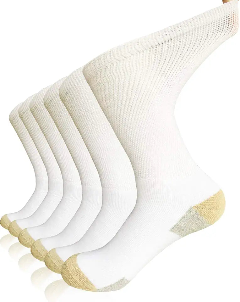 Cushioned Non-Binding Crew Socks U434