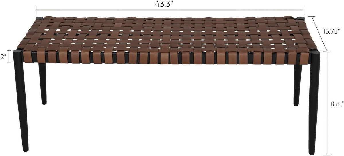 Natural Brown 2-Seat Bench R511151