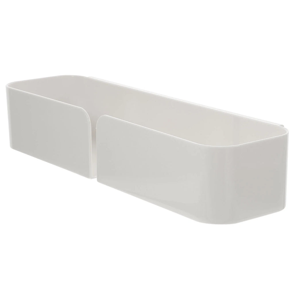 Wicker Bead Desktop Storage Box White J2621