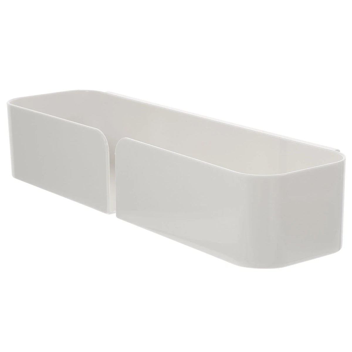 Wicker Bead Desktop Storage Box White J2621