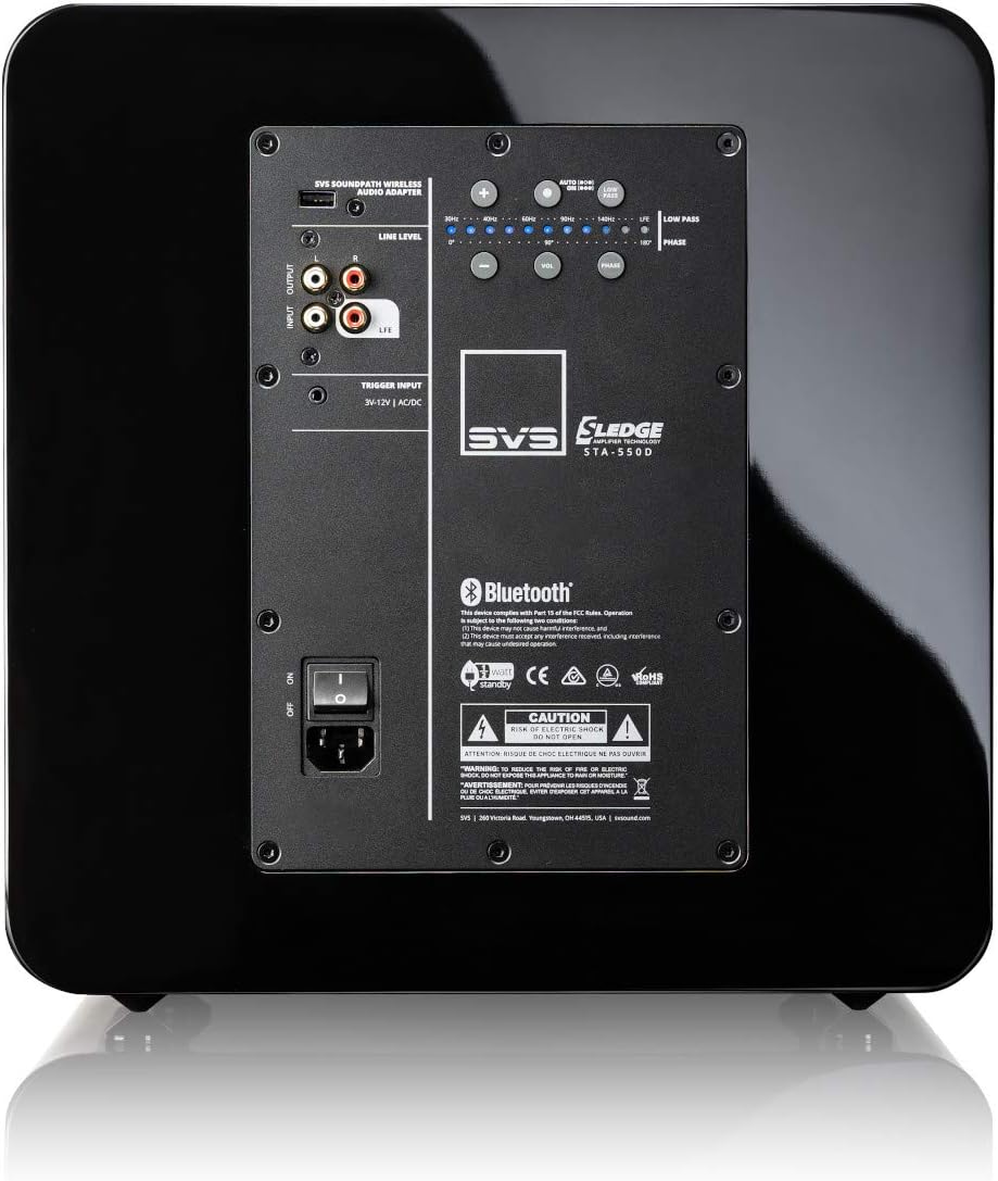 12" Sealed Subwoofer (Piano Black) B8007