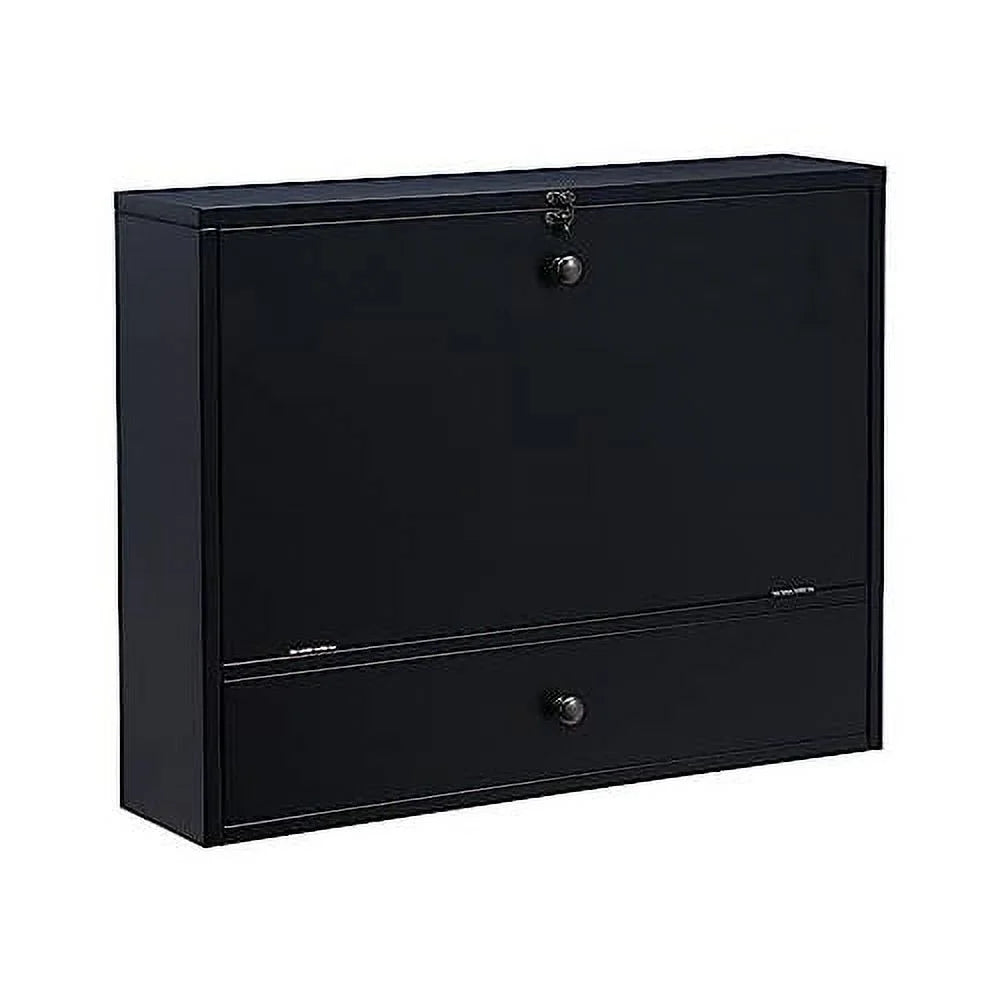 Black Wall Mount Folding Desk G8089
