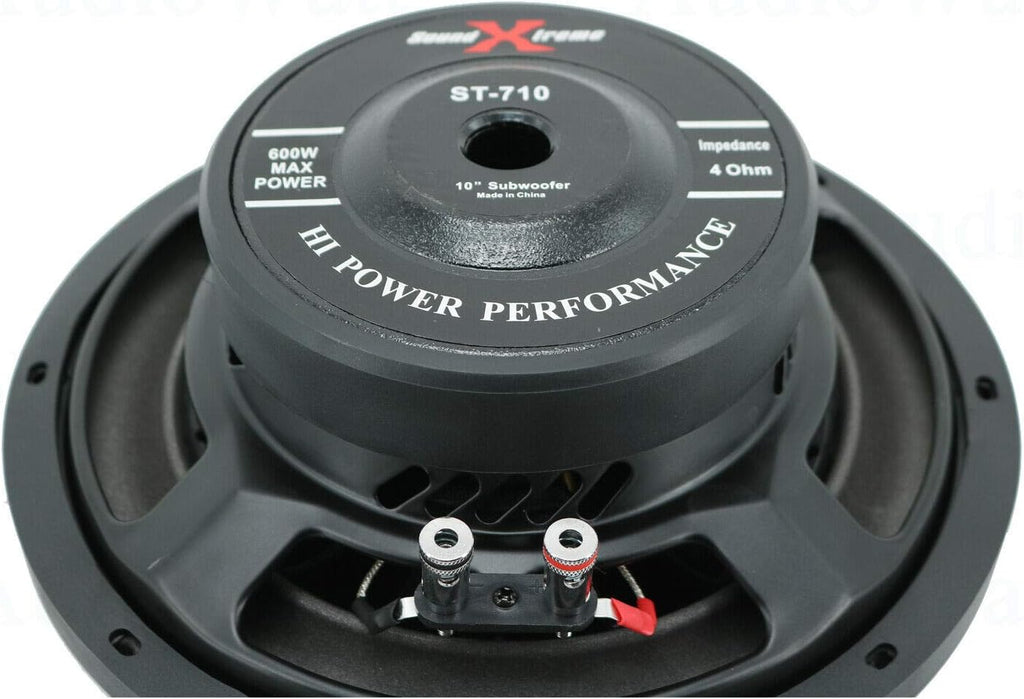 10 Inch 800 Watts Max Power Car Audio Subwoofer Pack of 2 O732501