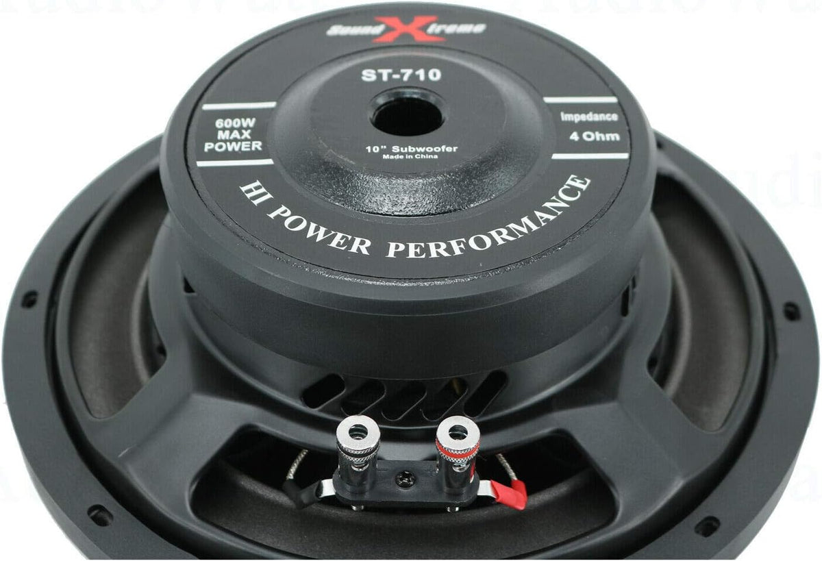 10 Inch 800 Watts Max Power Car Audio Subwoofer Pack of 2 O732501