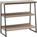 Rustic Oak/Black Shelves And Sides I79621