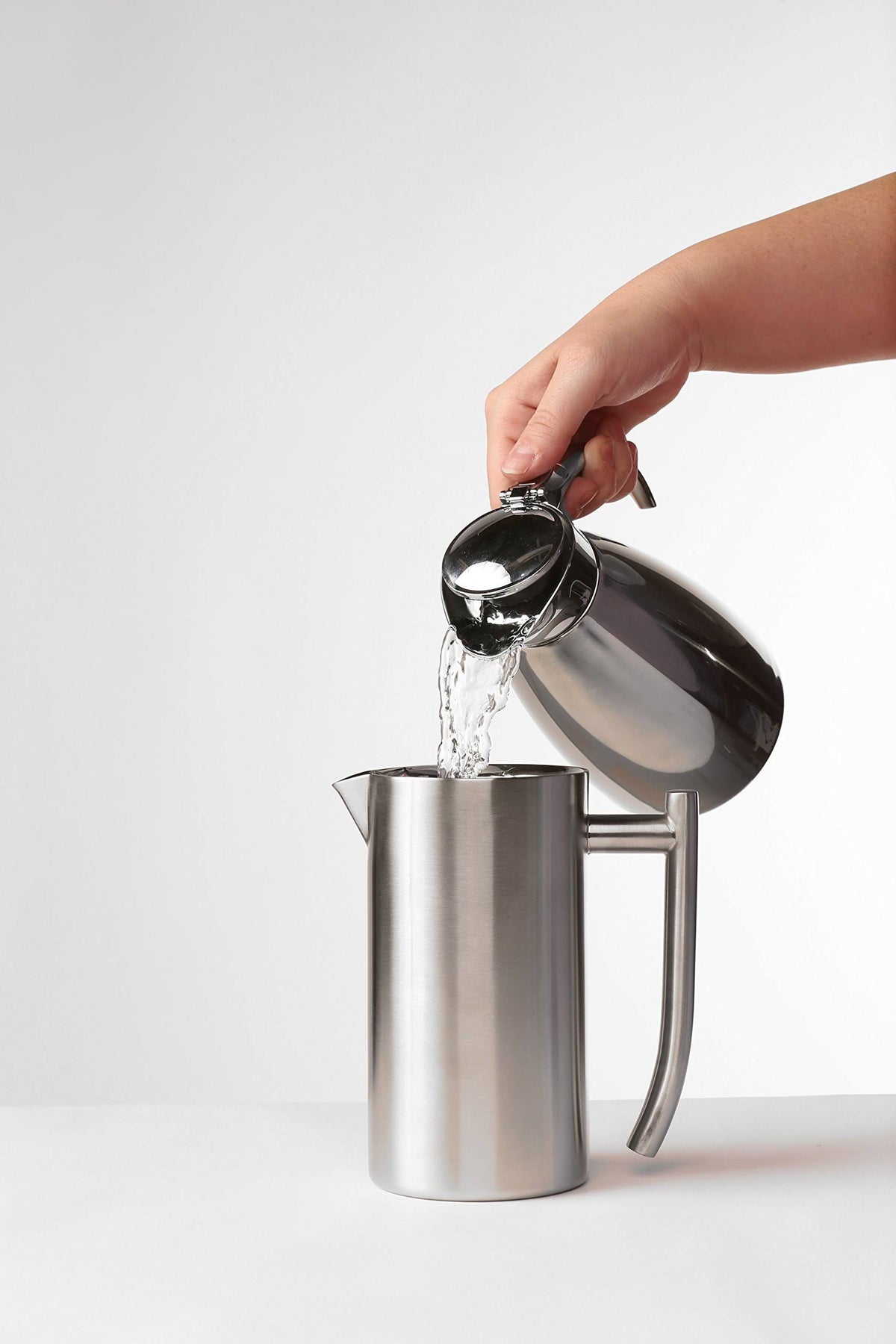 Double Wall Stainless Steel French Press Coffee Maker 17-Ounce T1193
