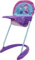 Mermaid Doll Highchair with Front Tray & Safety Harness Z707948