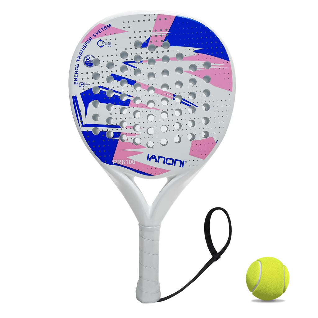 Carbon Fiber Paddle Tennis Racket with EVA Foam Core I790775