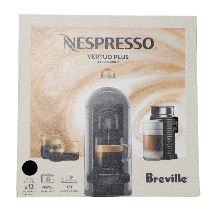 Ink Black Coffee and Espresso Machine with Milk Frother O713