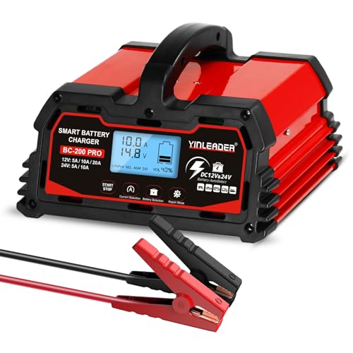 40A 12V/24V Lead Acid LiFePO4 Battery Charger C224