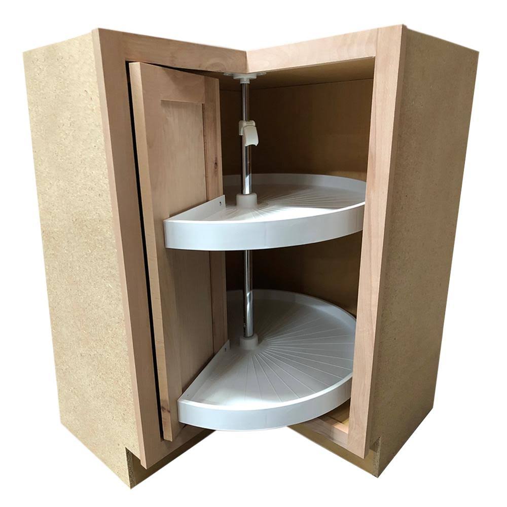 Unfinished Beech Lazy Susan Corner Base Kitchen Cabinet O321872