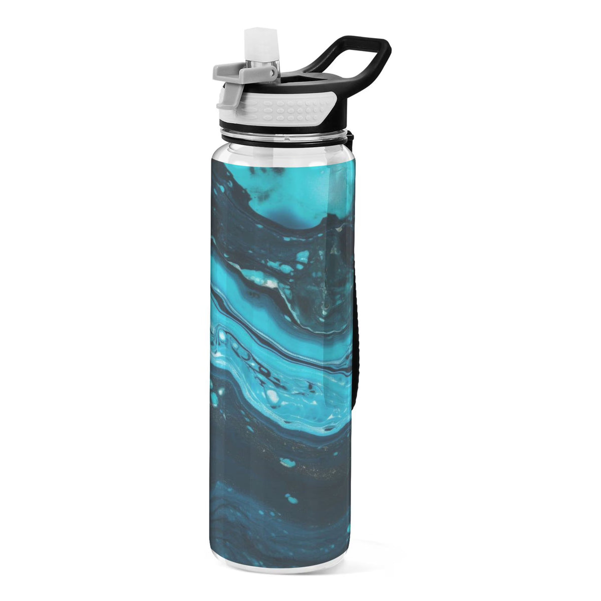 32oz Tritan Leakproof Clear Water Bottle with Straw R8997