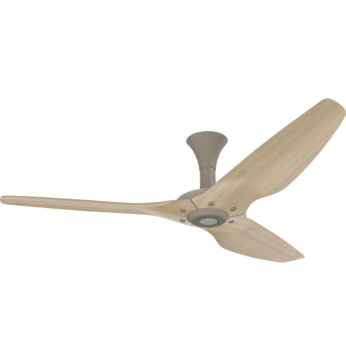 60 Ceiling Fan with Natural Bamboo Blades and Satin Nickel Finish E1020