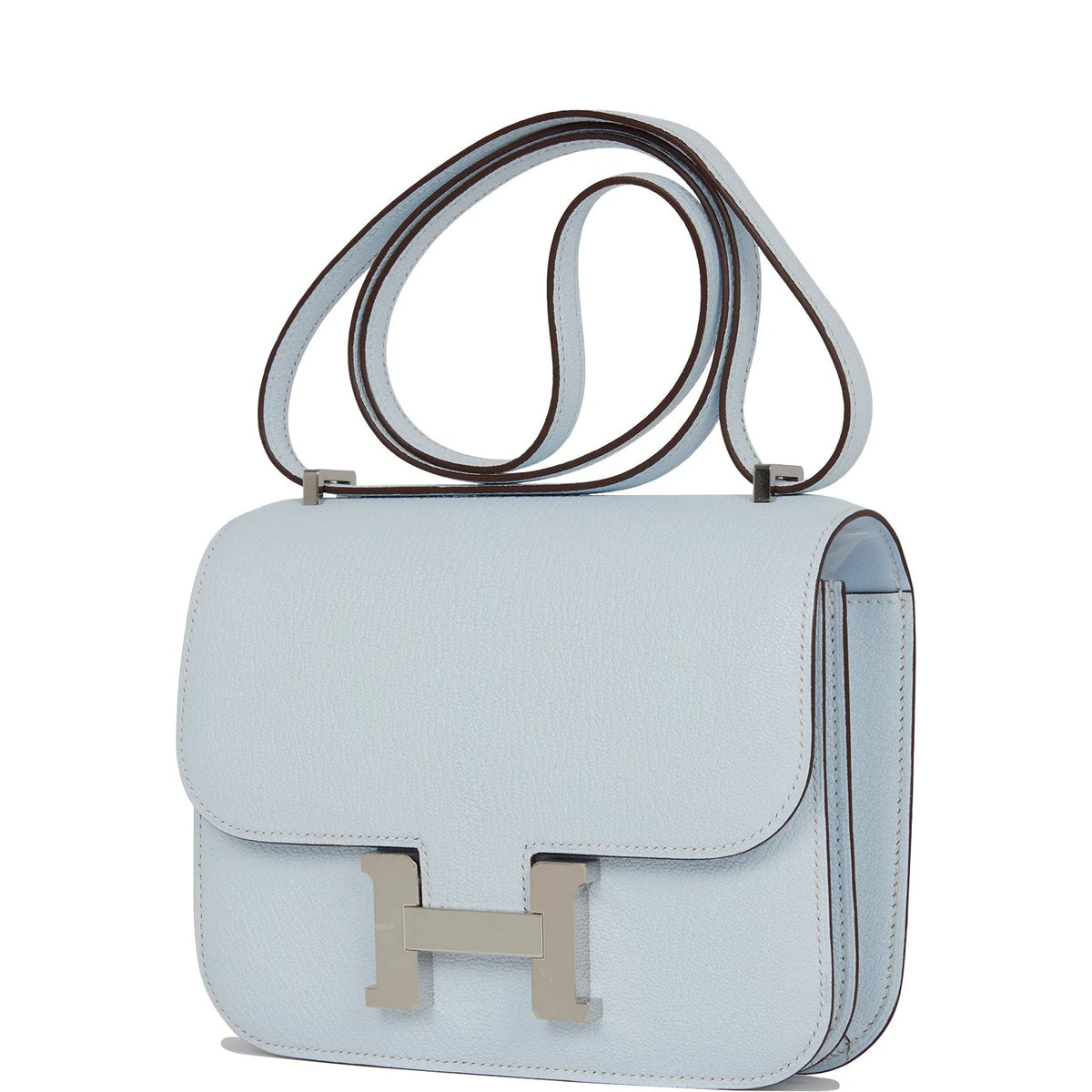 Bleu Brume Chevre 18 Shoulder Bag A436