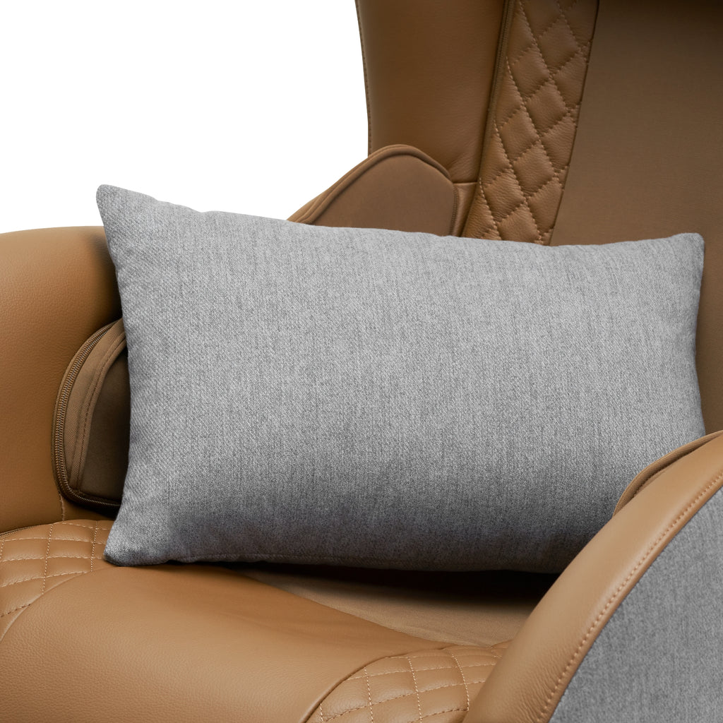 Genuine Leather Massage Chair with Ottoman W350548
