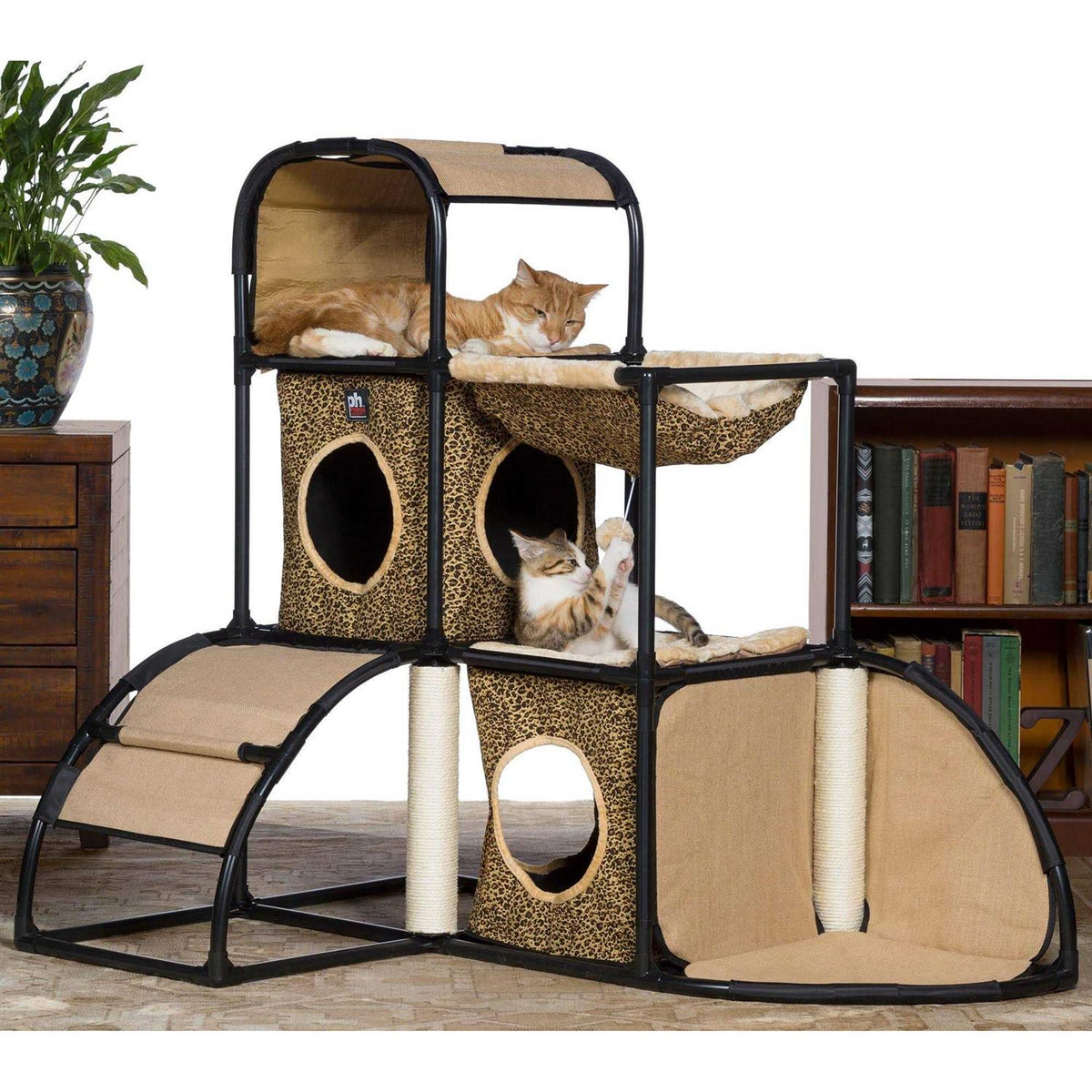 Leopard Print Cat Home M661155