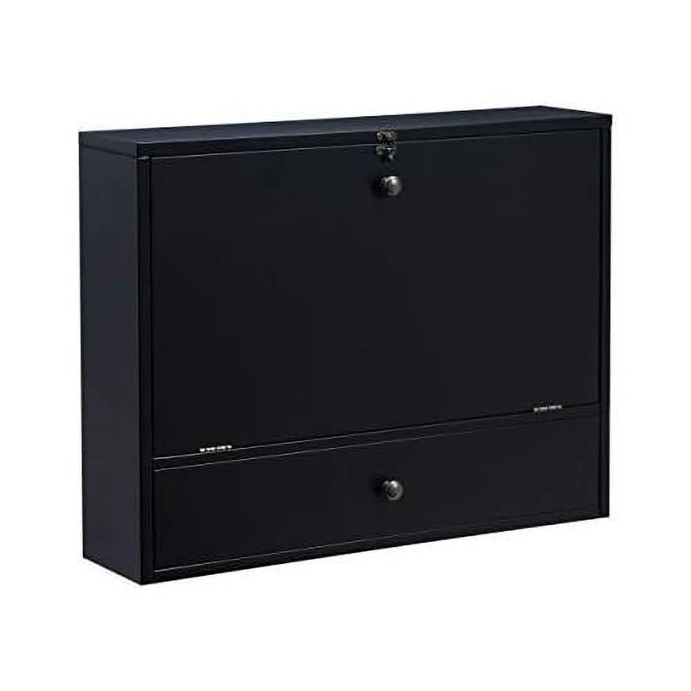Black Wall Mount Folding Desk G8089