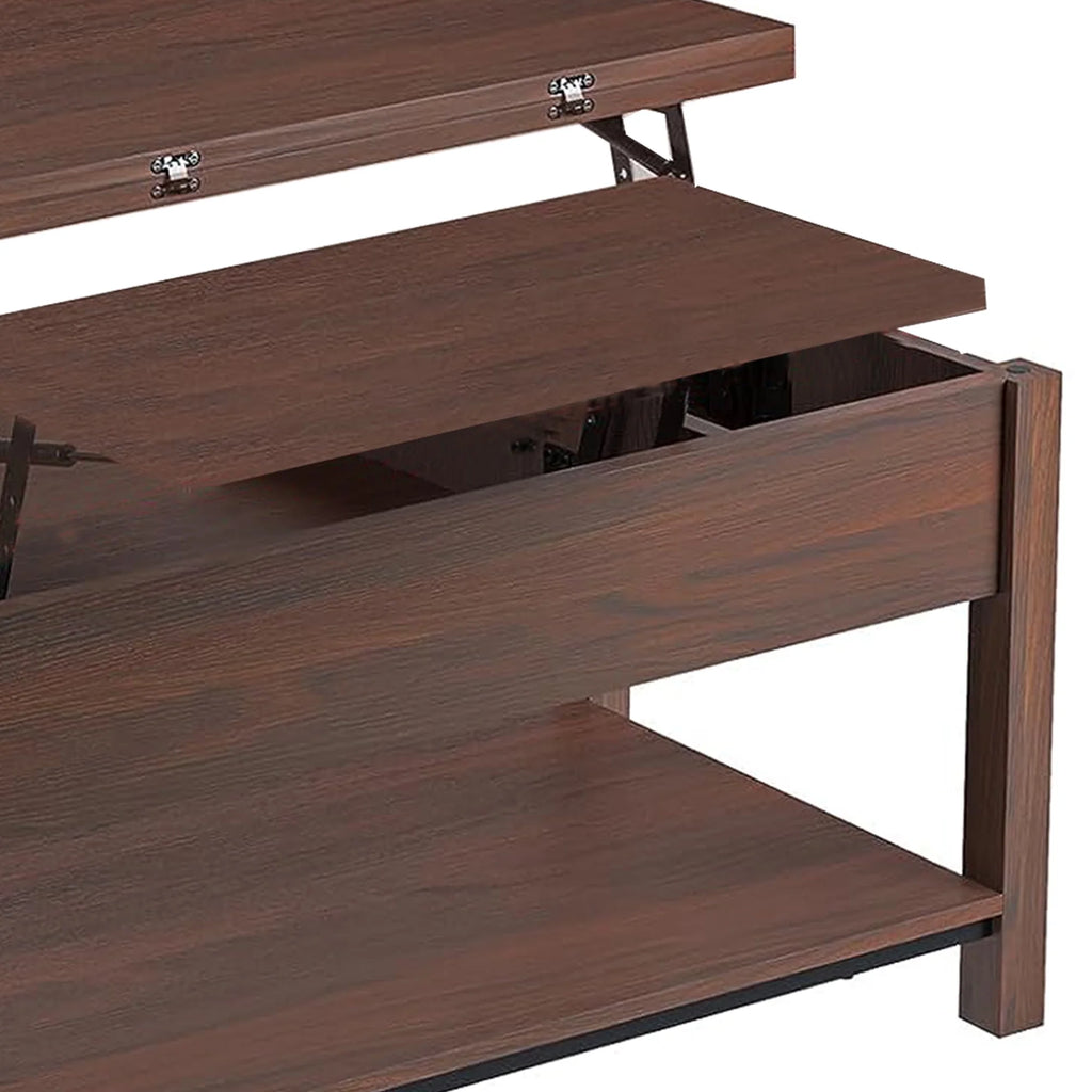 4-in-1 Lift Top Convertible Coffee Table with Storage B807