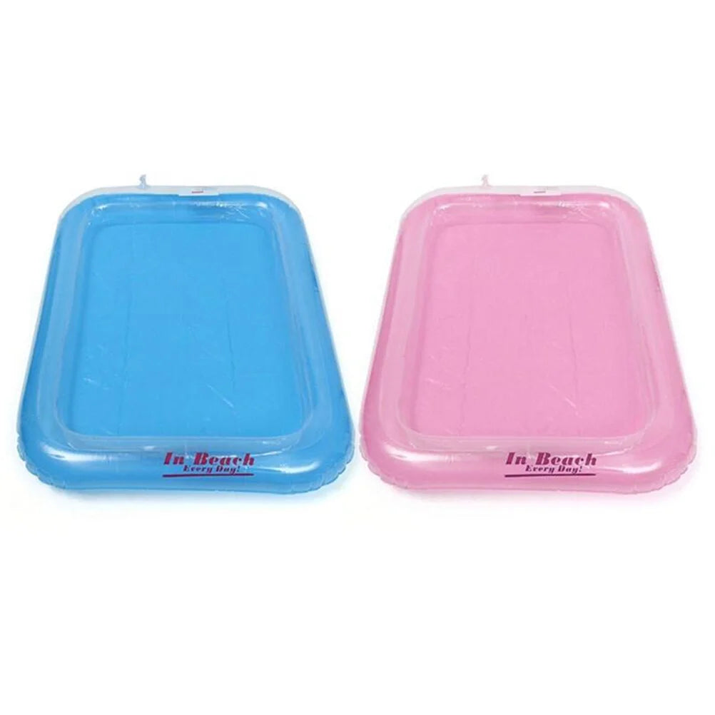 Pink Inflatable Sandbox Play Sand Toy Tray B935
