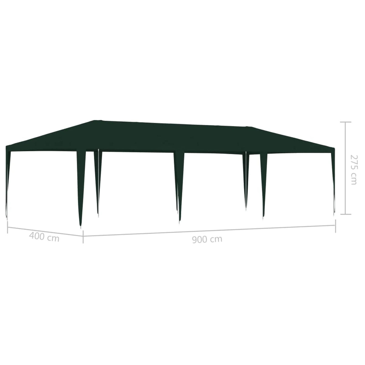 Green Party Tent 13.1'x29.5' G4772