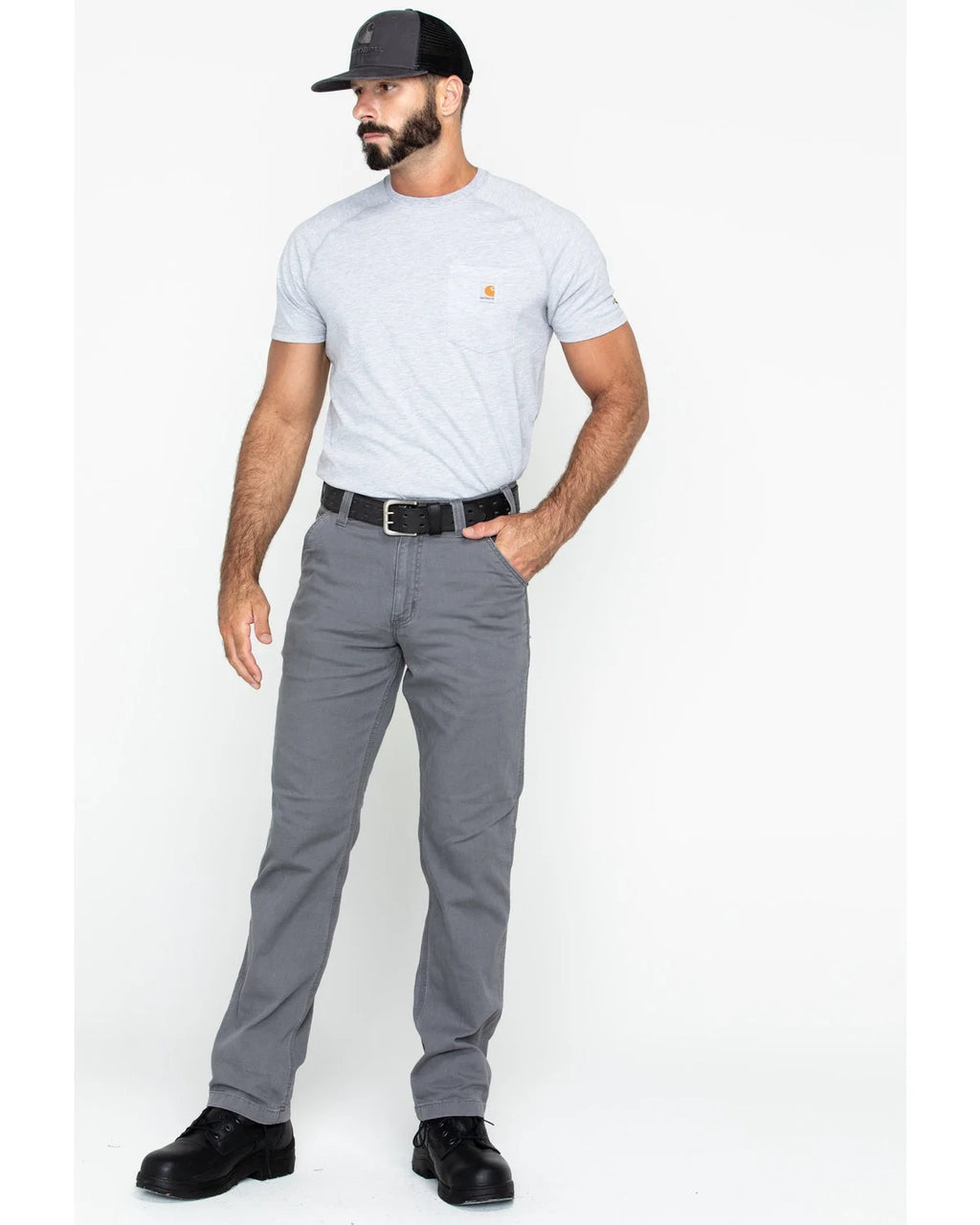 Grey Stretch Work Pants U91210