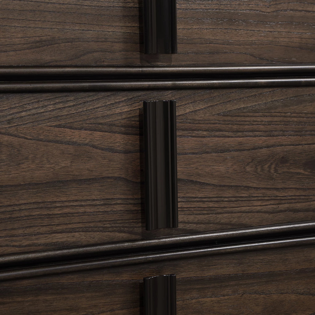 Dark Brown 3-Piece Upholstered Storage Bedroom Set D50818