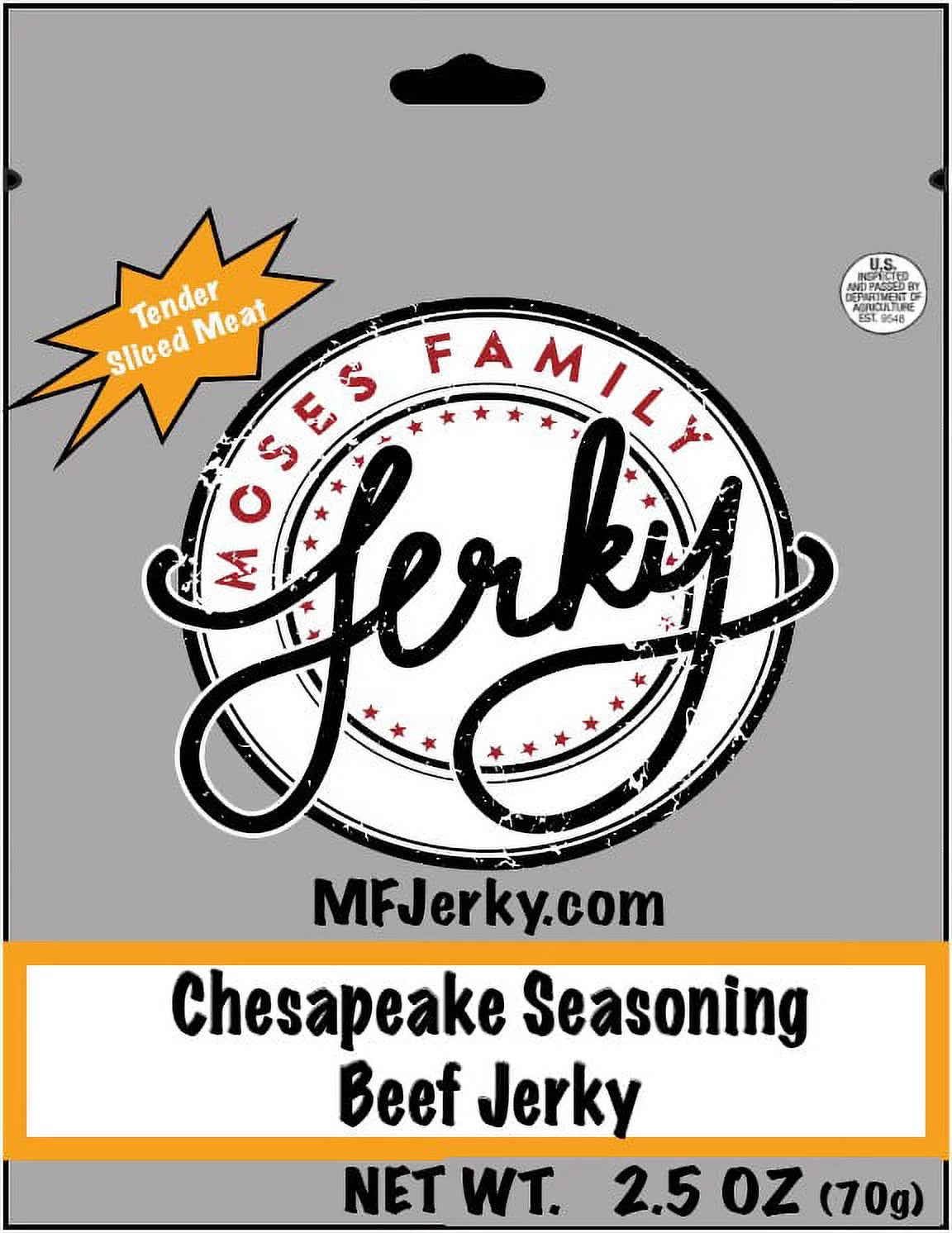 Beef Jerky 2.5 oz Pack of 7 B917534