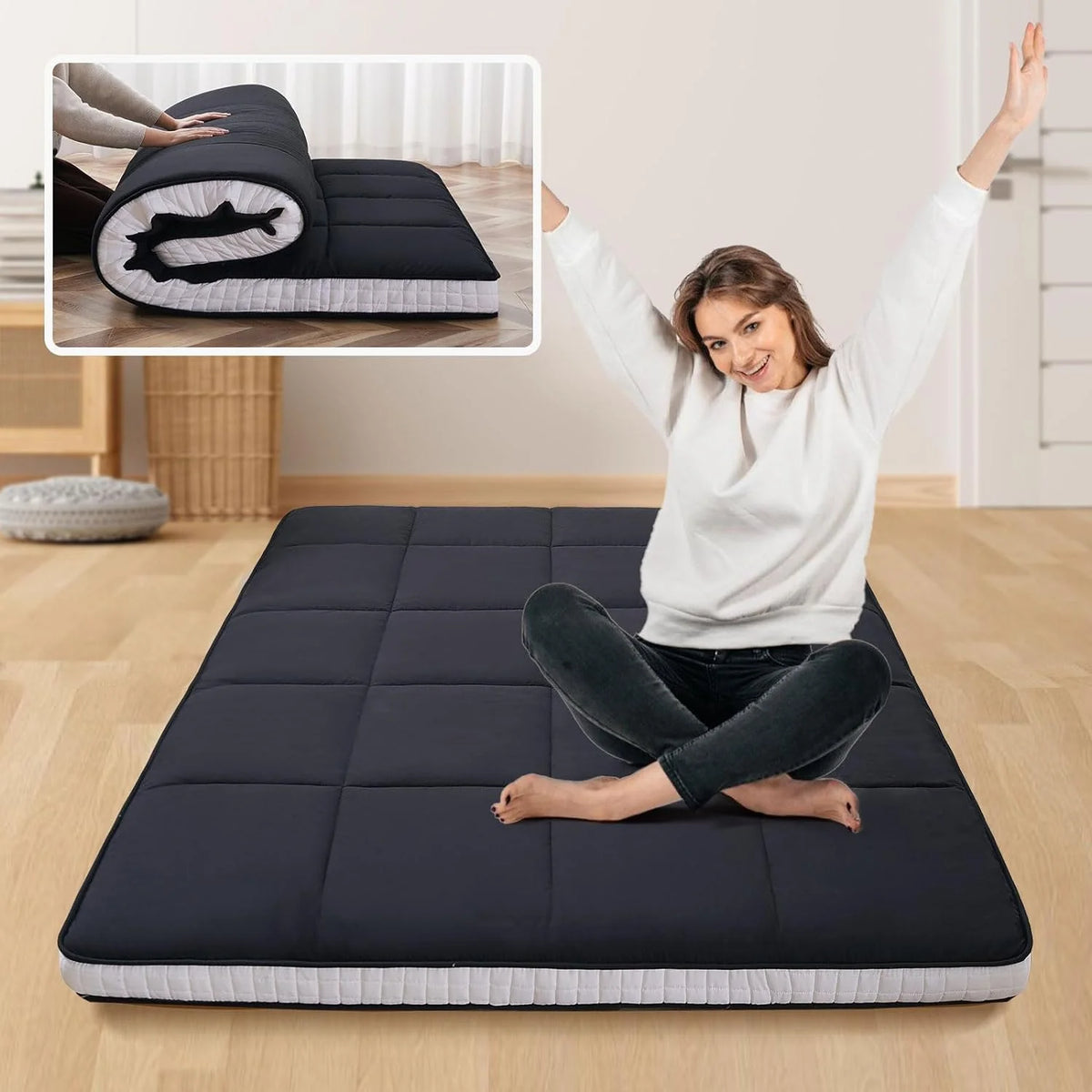 Full Size Foldable Futon Mattress W33739