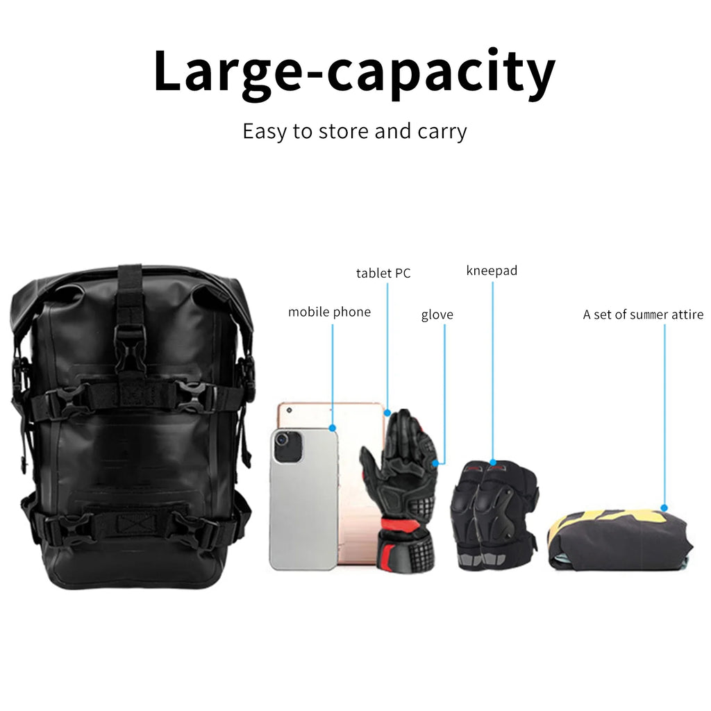 Motorcycle Frame Bag Motorbike Side Bag Full Waterproof 8L R9685