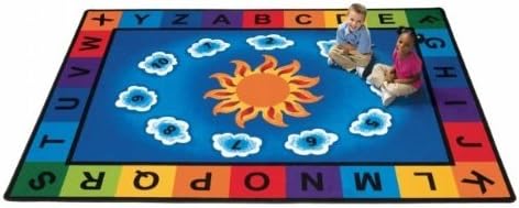 Blue Rectangle Carpet I59897