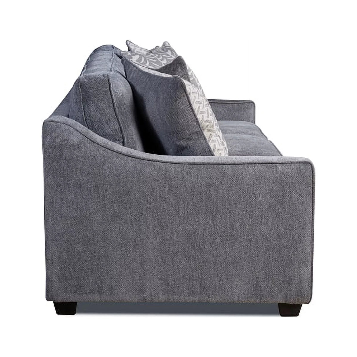 Gray Fabric Sofa Y825