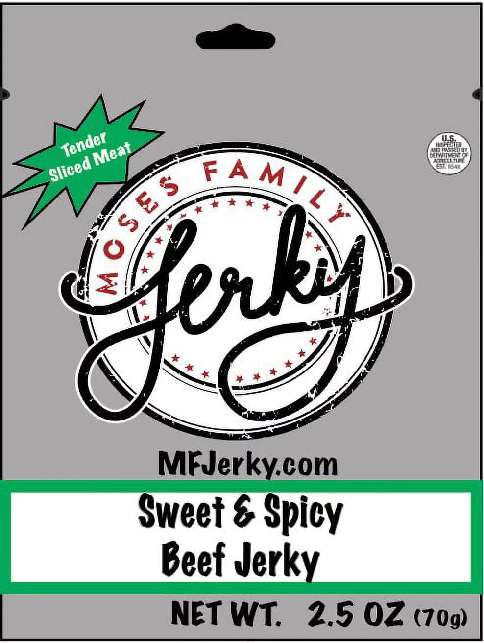 Beef Jerky 2.5 oz Pack of 7 B917534