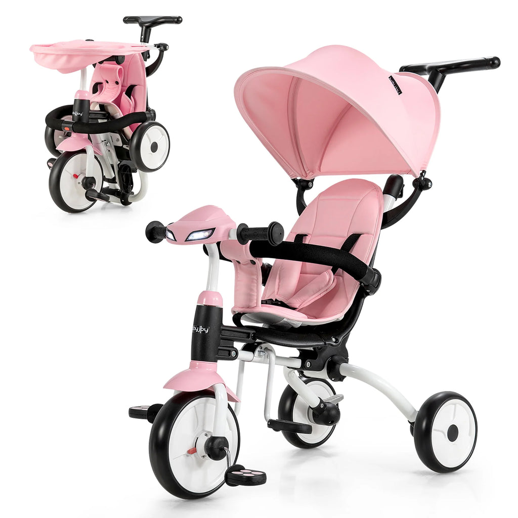 Folding Baby Tricycle Toddler Bike Stroller Gray N570