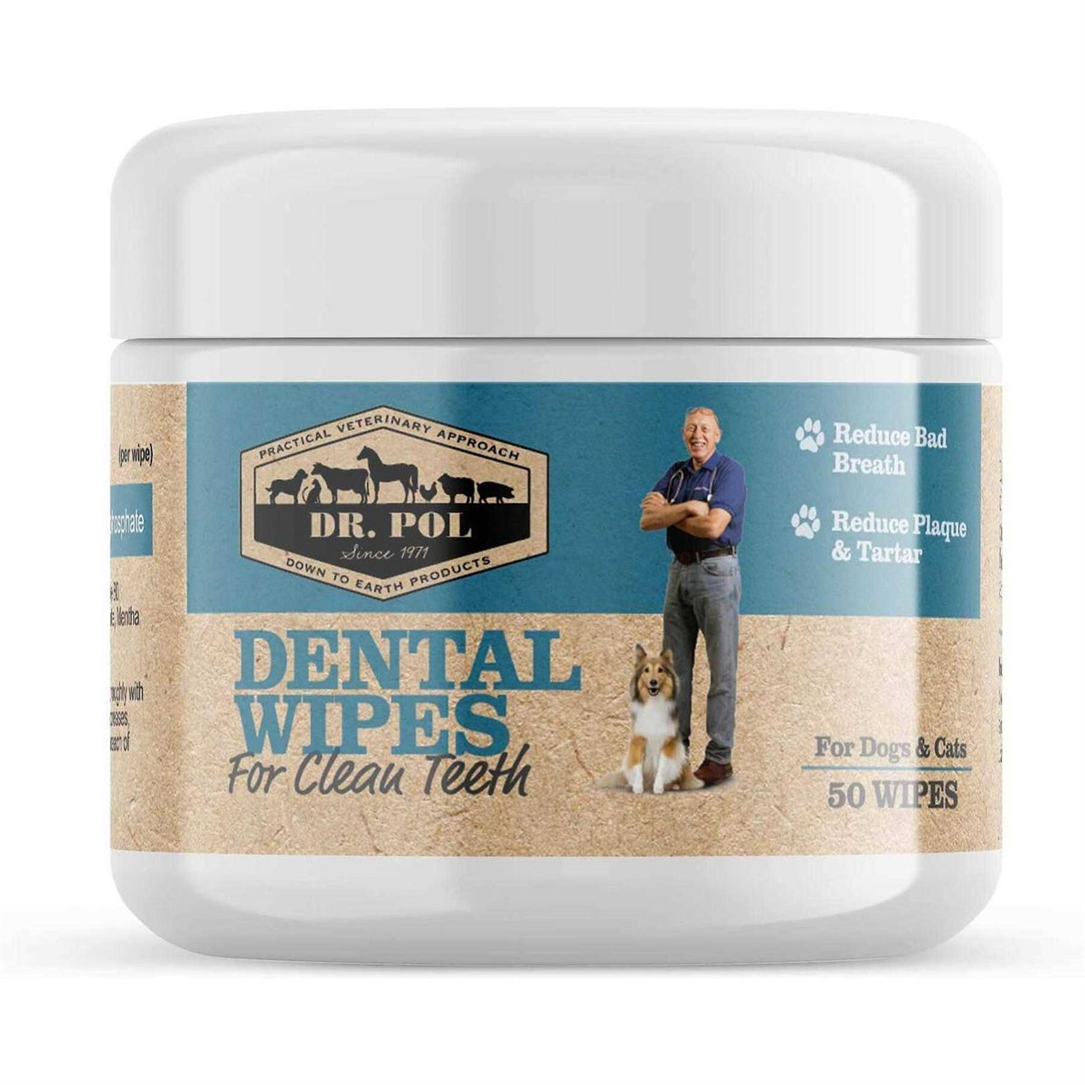 Dental Wipes for Dogs & Cats 50 Count Z53510