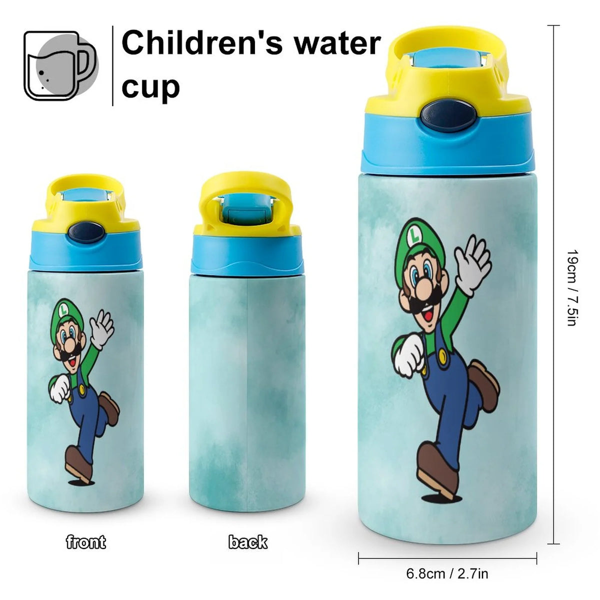 Insulated Stainless Steel Water Bottle with Straw Leak-Proof B302