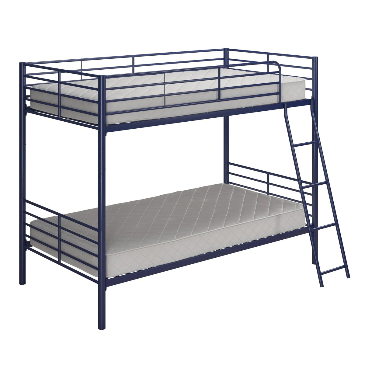 Blue Twin over Twin Metal Bunk Bed F641033