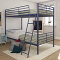Blue Twin over Twin Metal Bunk Bed F641033